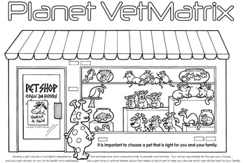 Image that says "Planet VetMatrix"